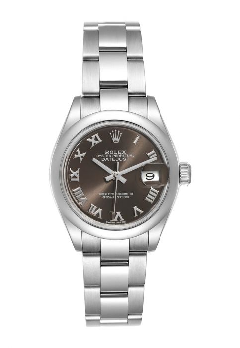 ROLEX LADY DATEJUST STAINLESS STEEL 279160 GREY DIAL