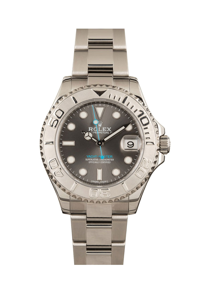 Rolex Yacht-Master 37- 268622 Rhodium Dial