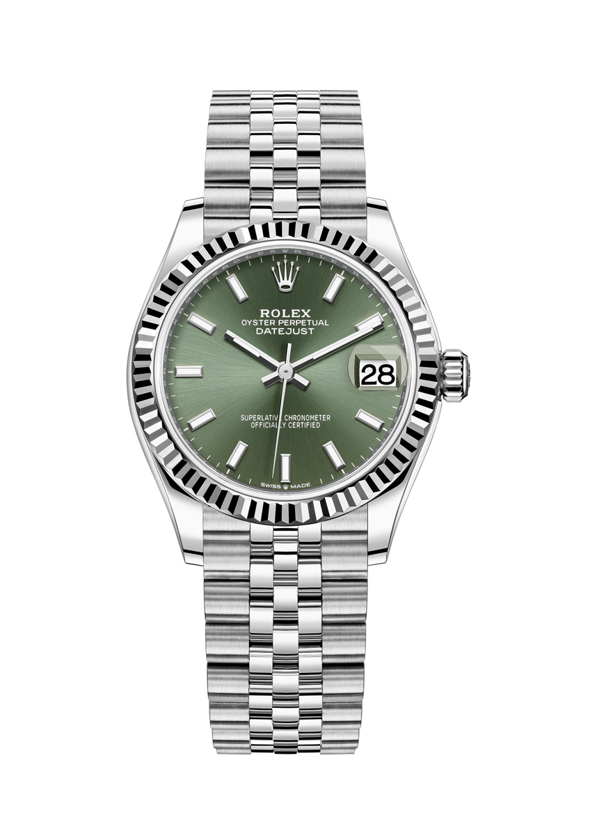 Rolex Datejust 31 Green Dial 278240 Jubilee