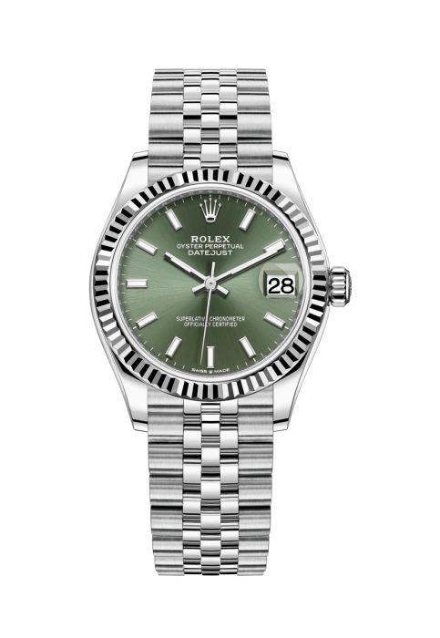 Rolex Datejust 31 Green Dial 278240 Jubilee