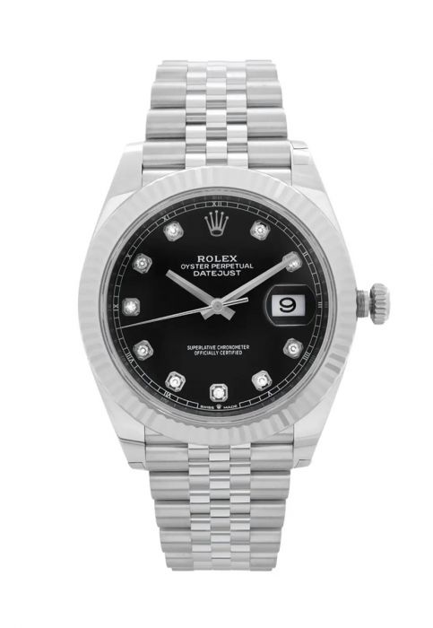 Rolex Datejust 41 Black Diamond Dial Jubilee 126334